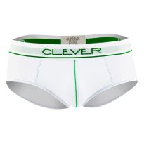 Clever Radical Piping Brief in White