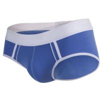 Clever Tethis Piping Brief in Blauw