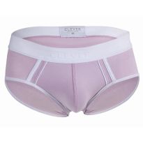 Clever Tethis Piping Brief in Lila