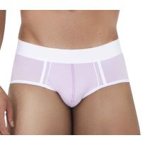 Clever Tethis Piping Brief in Lila