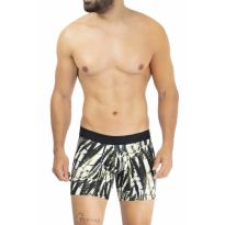 Hawai Printed Microfiber Boxershort in Militair Groen