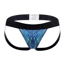 Hawai Printed Microfiber Jockstrap in Royal Blauw