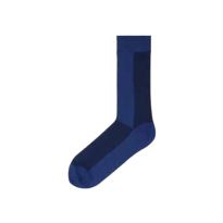 John Frank Mercerized Sokken in Indigo Blauw