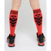 Maskulo Skulla Football Socks in Rood