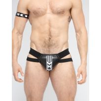 Maskulo Skulla Jockstrap in Zwart met Witte Accenten