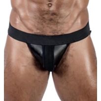 Mister B Neoprene Jockstrap in Zwart