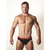 Mister B Urban Malta Swim Brief in Rood