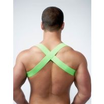 Mister B Urban X-Back Club Harness in Green