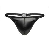 Modus Vivendi Leather Thong in Black