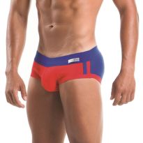 Modus Vivendi Pride Brief in Red/Blue