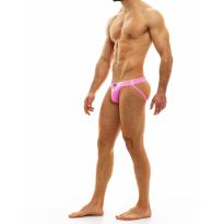 Modus Vivendi Viral Vinyl Jockstrap in Neon Roze