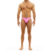 Modus Vivendi Viral Vinyl Tanga in Neon Roze