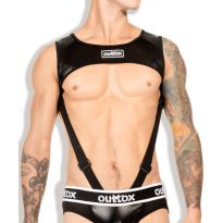 Outtox Harness Top with Cockring in Black