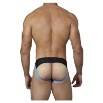 Pikante Click Athletic Mesh Jockstrap in Blue