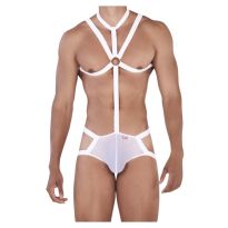 Pikante Dominante Harness Jockstrap in Weiß