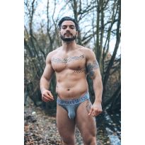 Sukrew Frost Jockstrap in Grey