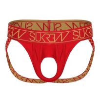 Sukrew U-Style Jockstrap in Ruby