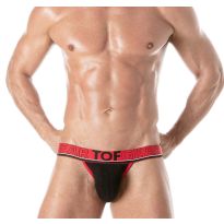 TOF Champion Jockstrap in Zwart