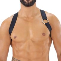 TOF Party Boy Harness in Schwarz