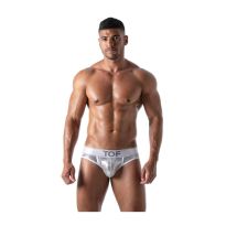 TOF Star Jock Brief in Silber