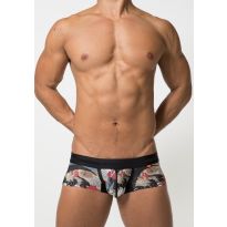 Toot Katsushika Hukusai Chicken Flock Nano Boxershort in Blau