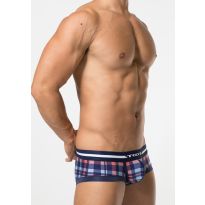 Toot Plaid Super Nano Boxershort in Blue