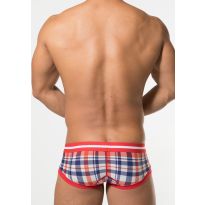 Toot Plaid Super Nano Boxershort in Rood