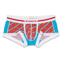 Toot Regimental Stripe Nano Boxershort in Red