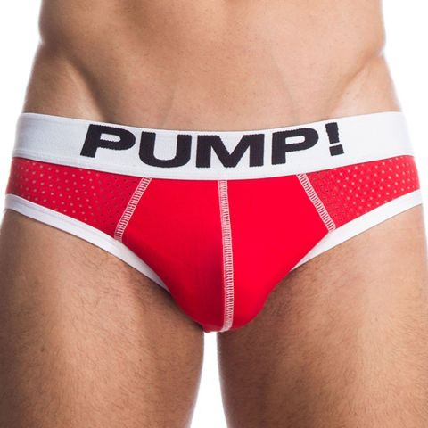 Pump Micromesh Brief in Rood