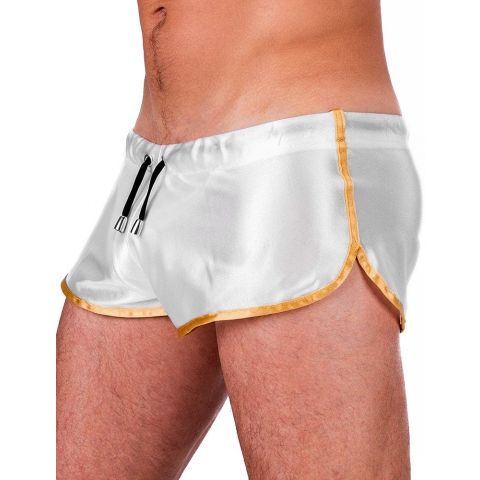 Barcode Berlin Shine Short Silvain in White