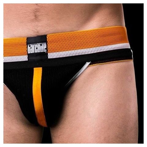 Barcode Berlin Vitja Jockstrap in Black and Yellow