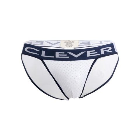 Clever Blunder Piping Brief in White