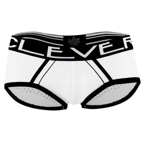 Clever Extra Sense Piping Brief in Weiß