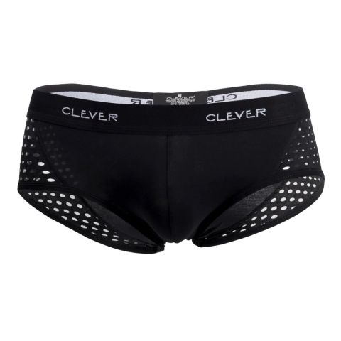 Clever Glamour Piping Brief in Black