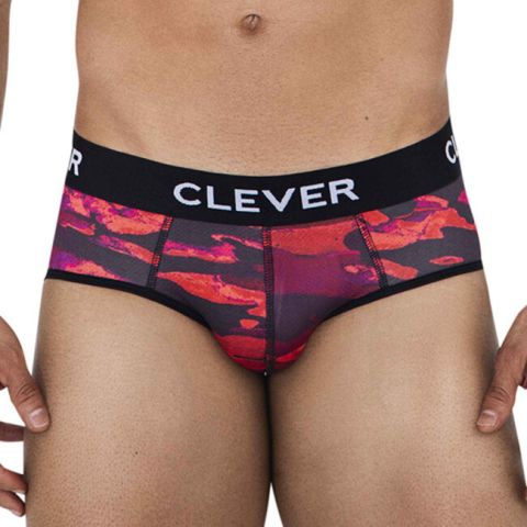 Clever Navigate Piping Brief in Rood