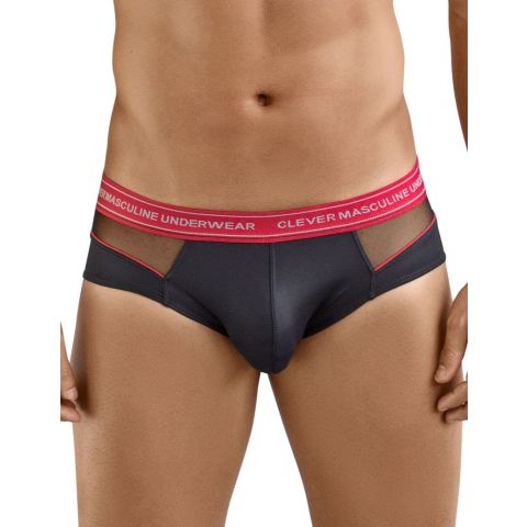 Clever Nectar Piping Brief in Schwarz