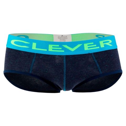 Clever Open Sky Piping Brief in Navyblauw