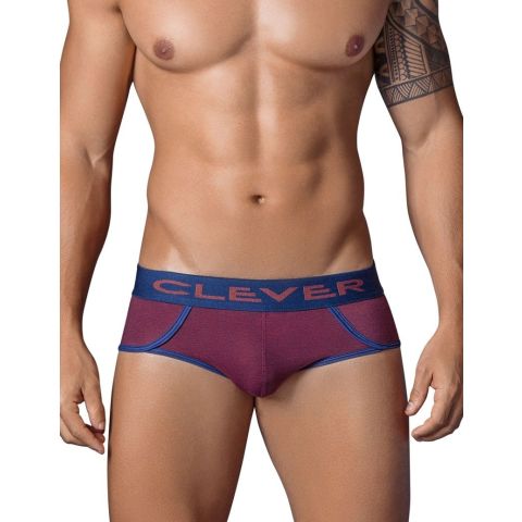 Clever Roma Piping Brief in Paars