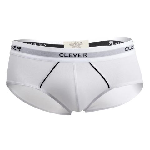 Clever Stunning Piping Brief in Wit