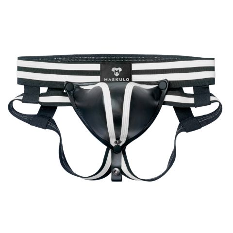 Maskulo Youngero Fetish Jockstrap in Wit