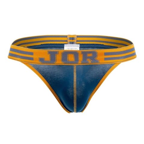 Jor College Thong in Petrol Blue