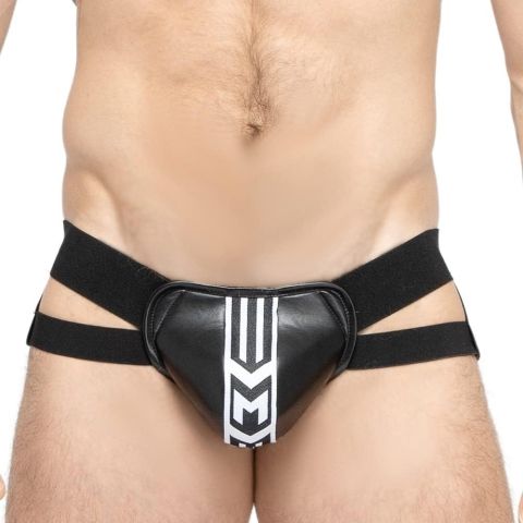 Maskulo Skulla Jockstrap in Zwart met Witte Accenten