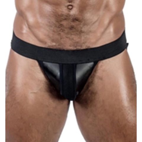 Mister B Neopren Jockstrap in Schwarz