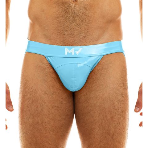 Modus Vivendi Viral Vinyl Jockstrap in Hellblau