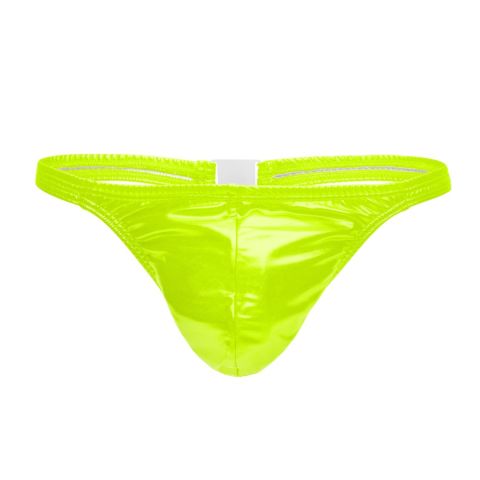 Modus Vivendi Vinyl Thong in Neon Yellow