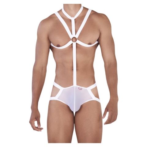 Pikante Dominante Harness Jockstrap in Weiß