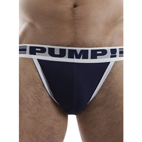 Pump Free Fit Jockstrap in Marineblau