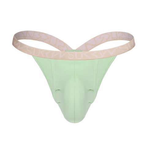 Sukrew Bubble Thong in Applegreen