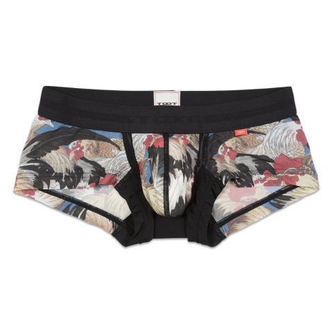 Toot Katsushika Hukusai Chicken Flock Nano Boxershort in Blau