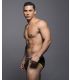 Andrew Christian Tighty Whitie Tagless Fly Brief in Zwart